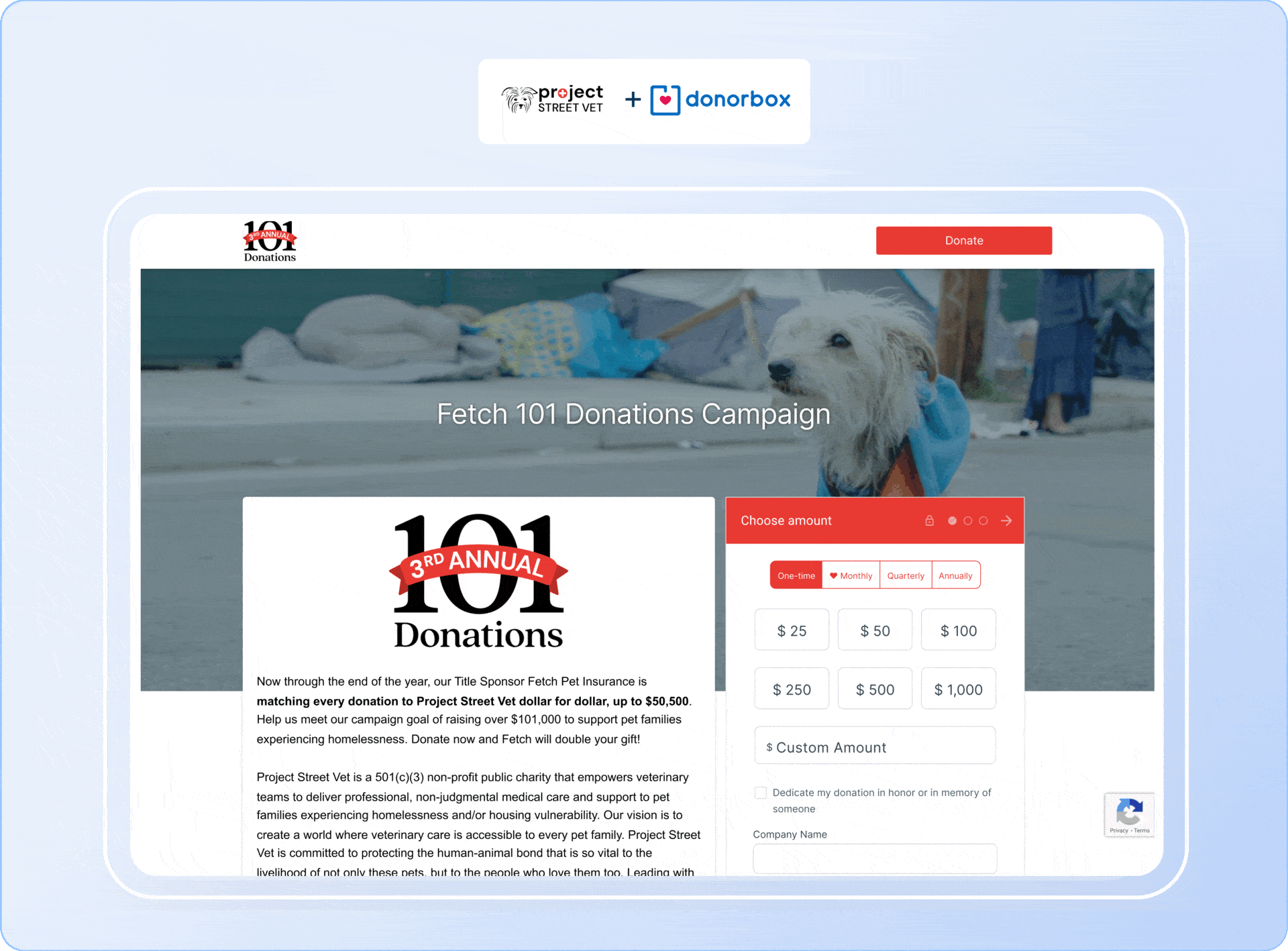 A better donation experience for all A better donation experience for all