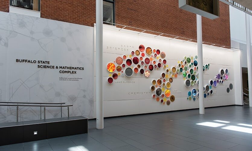 donor recognition wall ideas