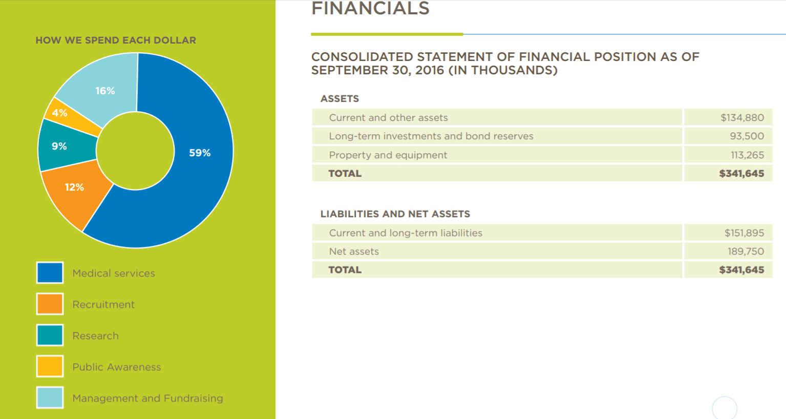 nonprofit annual reports - sample