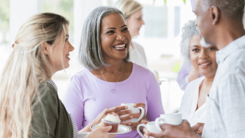 Image shows a group of fundraisers.