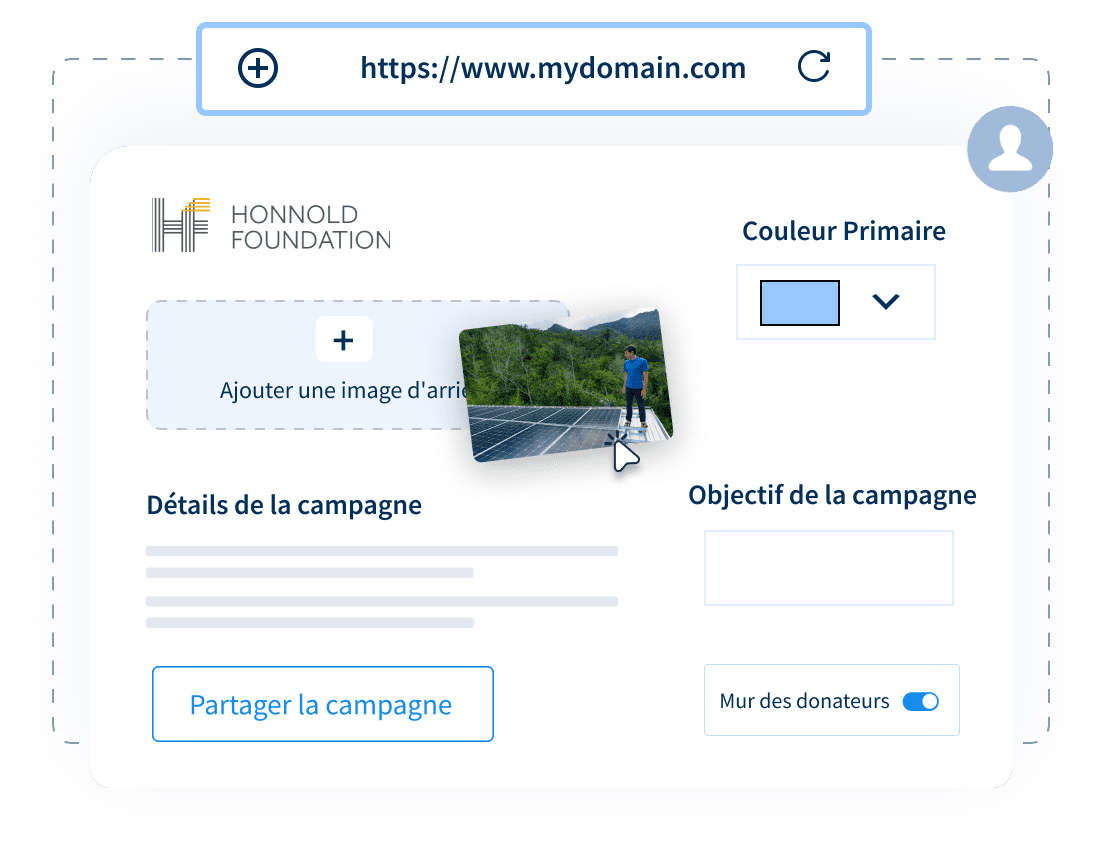 Personnalisez la page selon votre mission Personnalisez la page selon votre mission