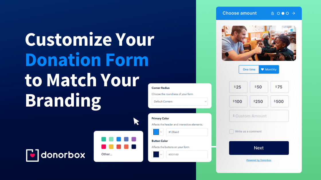 Customize Your Donation Form to Match Your Nonprofit Branding