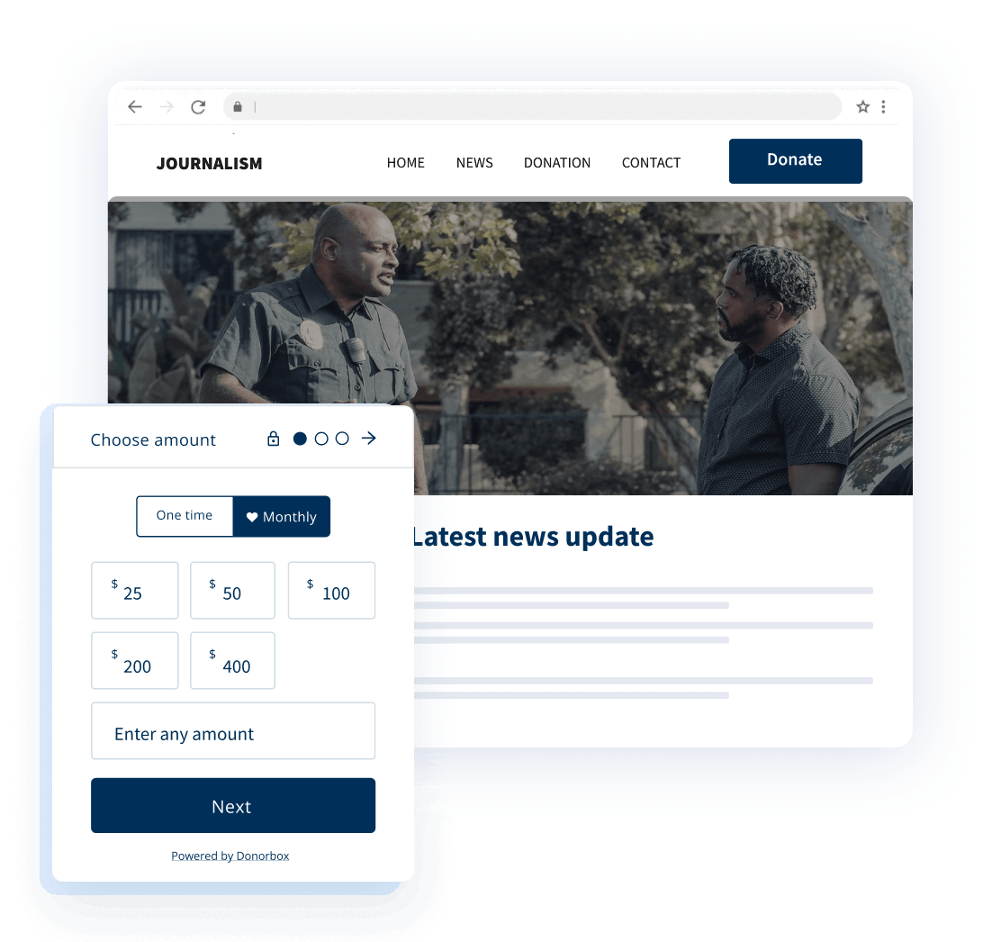 Provide an awesome donor experience on your publication website Provide an awesome donor experience on your publication website
