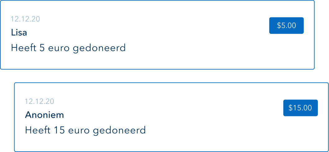 Donateur Muur Donateur Muur