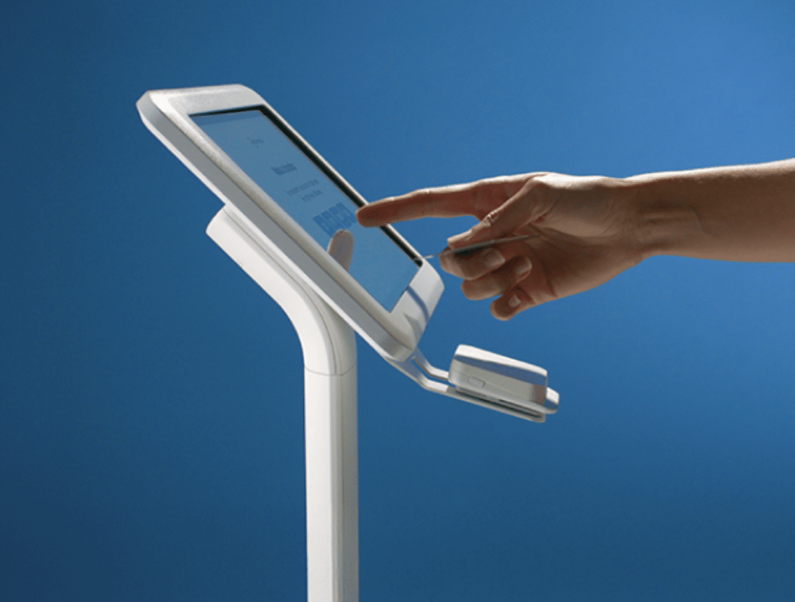 Image of a Donorbox live kiosk for nonprofit fundraising events