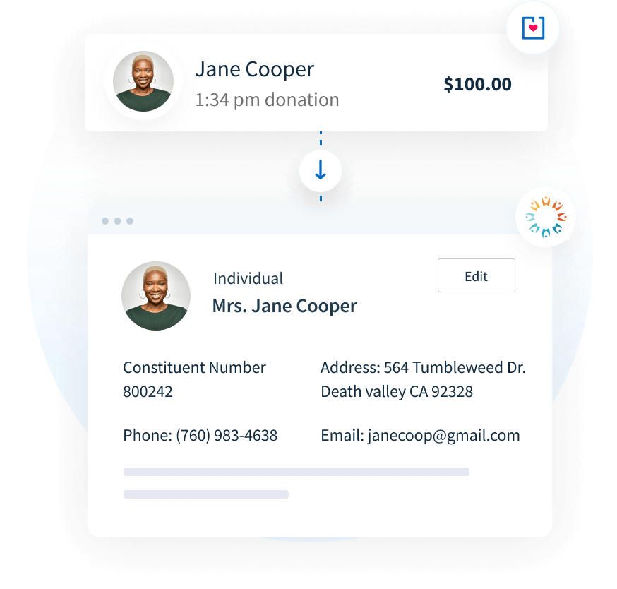 Use Donorbox + Salsa to: Use Donorbox + Salsa to: