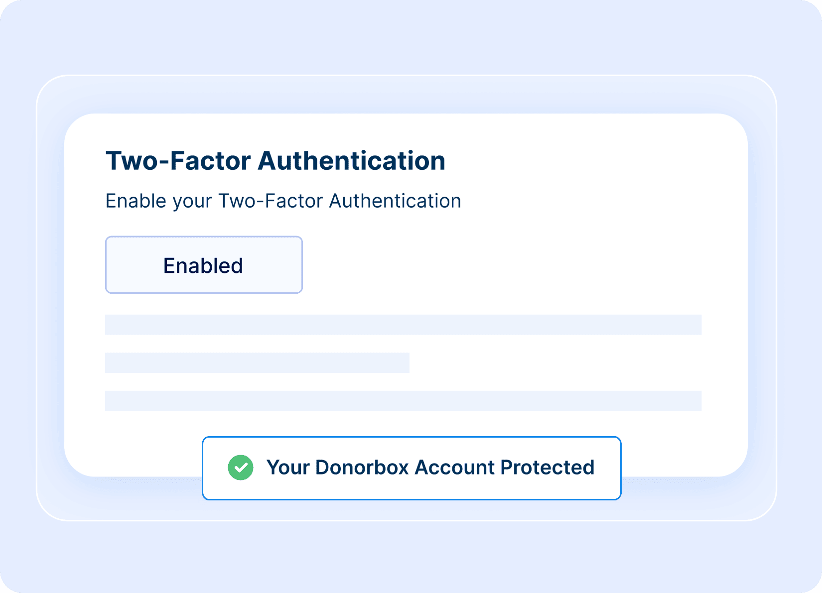 Prevent unauthorized access with two-factor authentication