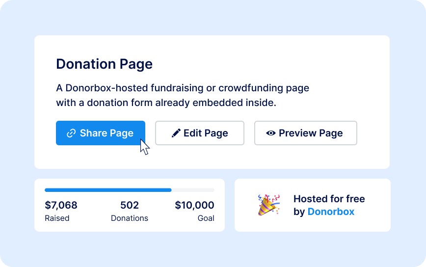 Fundraise without a website Fundraise without a website