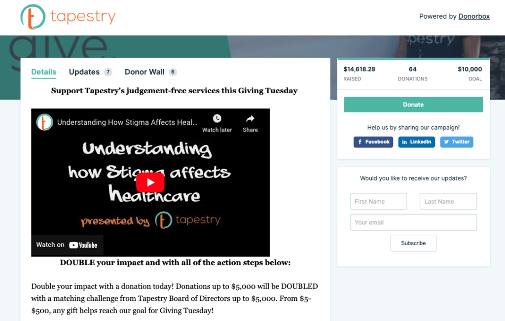 Giving Tuesday Video