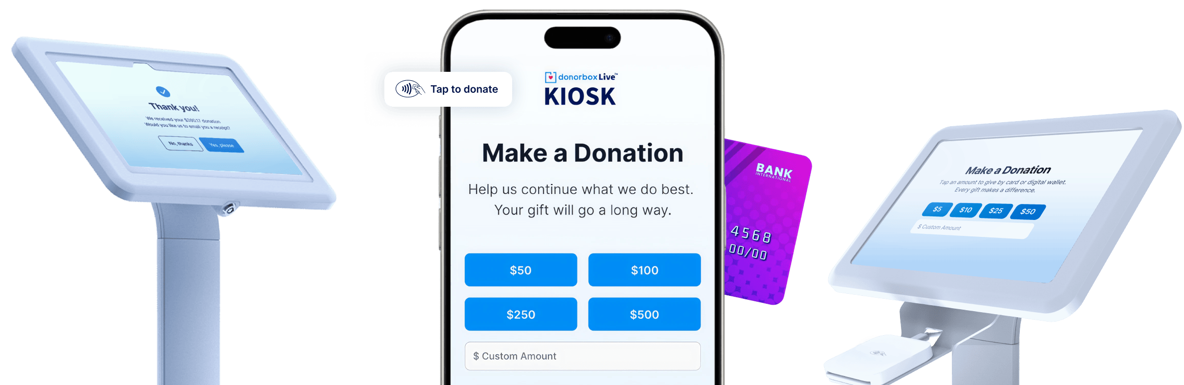 Donorbox Live™ Kiosk