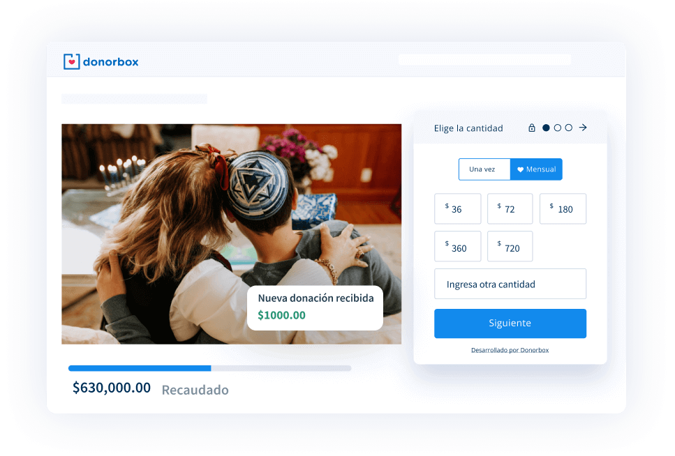 Ayudamos a las organizaciones judías a aumentar las donaciones constantes Ayudamos a las organizaciones judías a aumentar las donaciones constantes