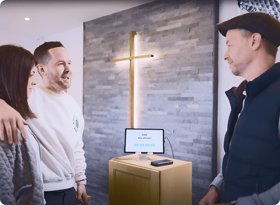 In-the-moment giving at places of worship