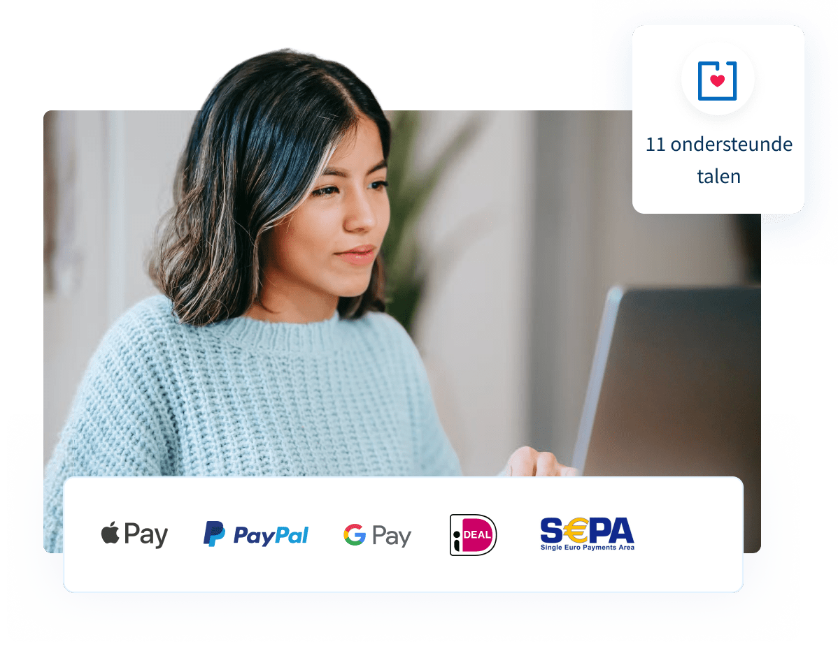 11 talen, 44 valuta's, betaalmethoden van de volgende generatie 11 talen, 44 valuta's, betaalmethoden van de volgende generatie