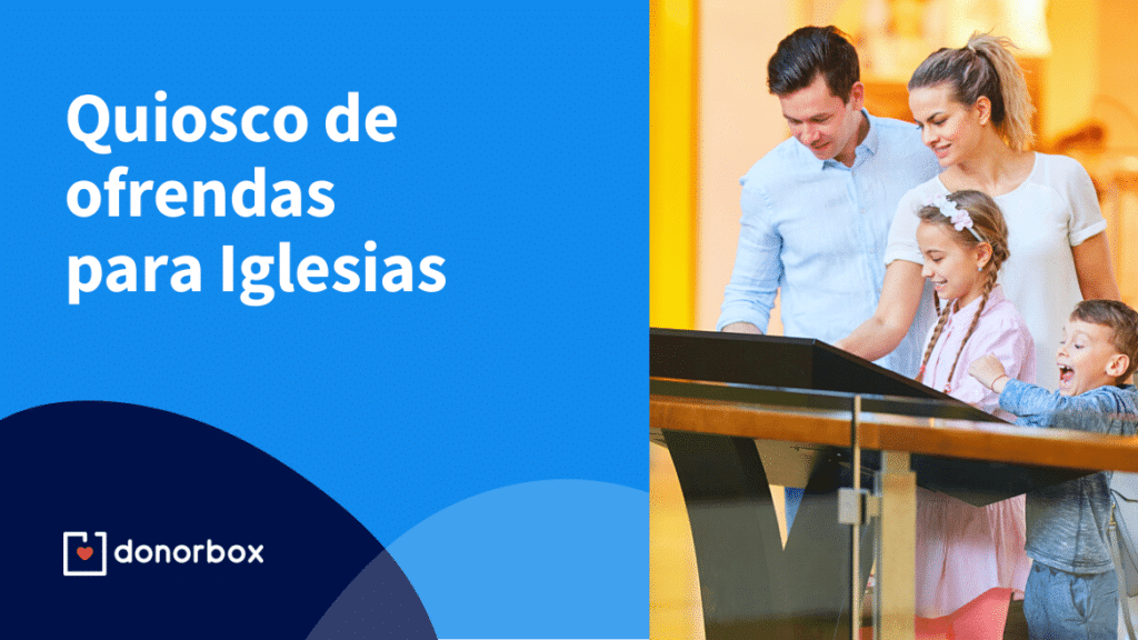Quiosco de ofrendas para iglesias