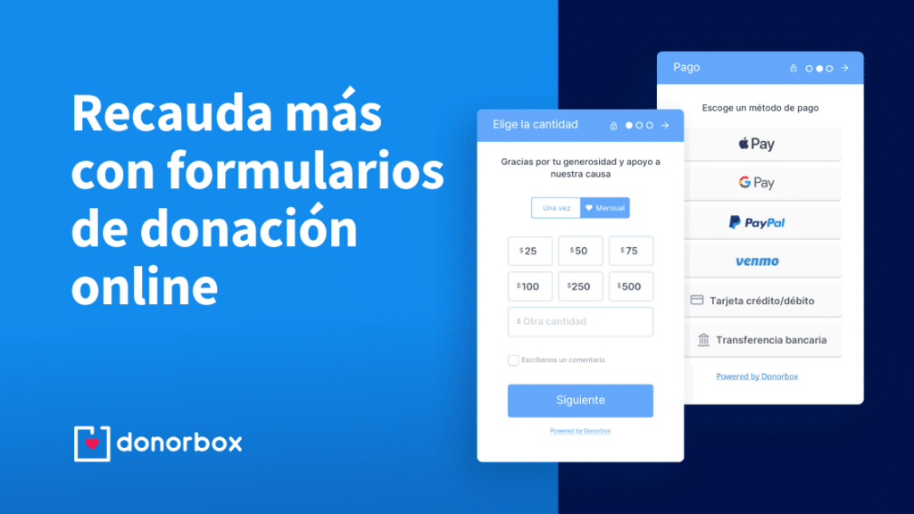 Recauda más con un formulario de donación online