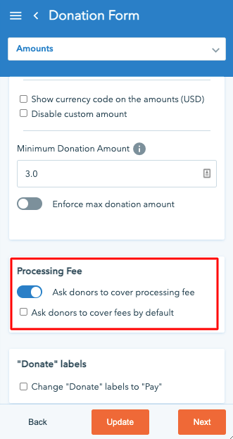 Donation page best practices