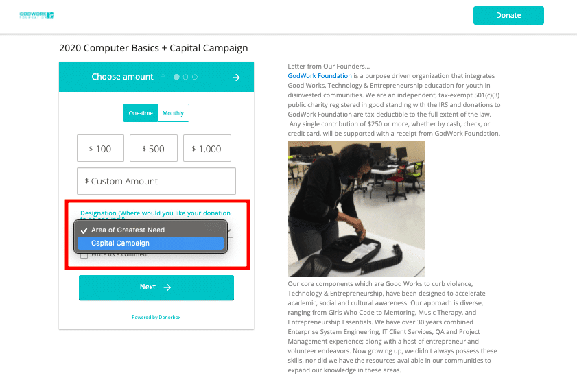 capital campaign fundraising ideas