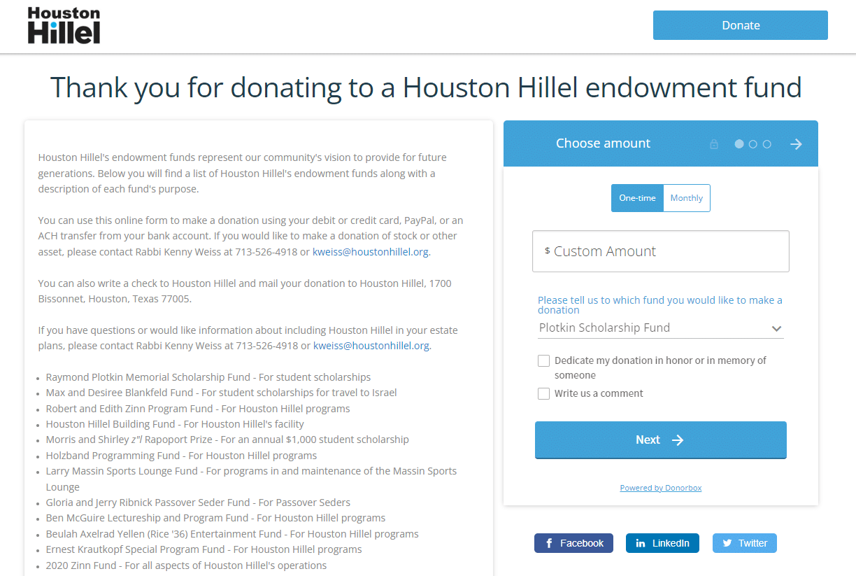 Jewish fundraising ideas