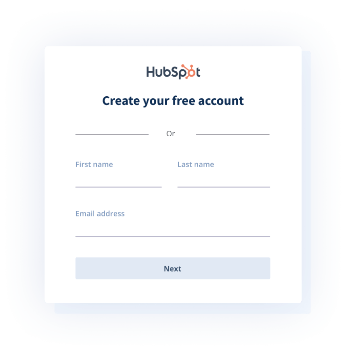 Create a HubSpot account Create a HubSpot account