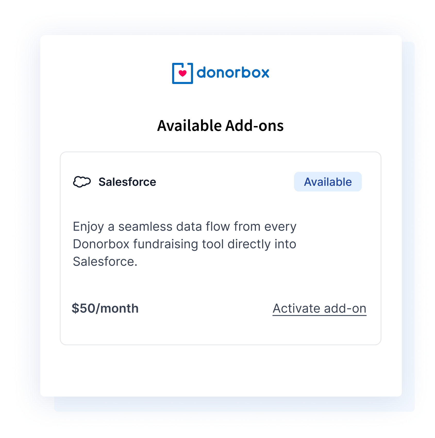 Locate the integration in Donorbox Locate the integration in Donorbox