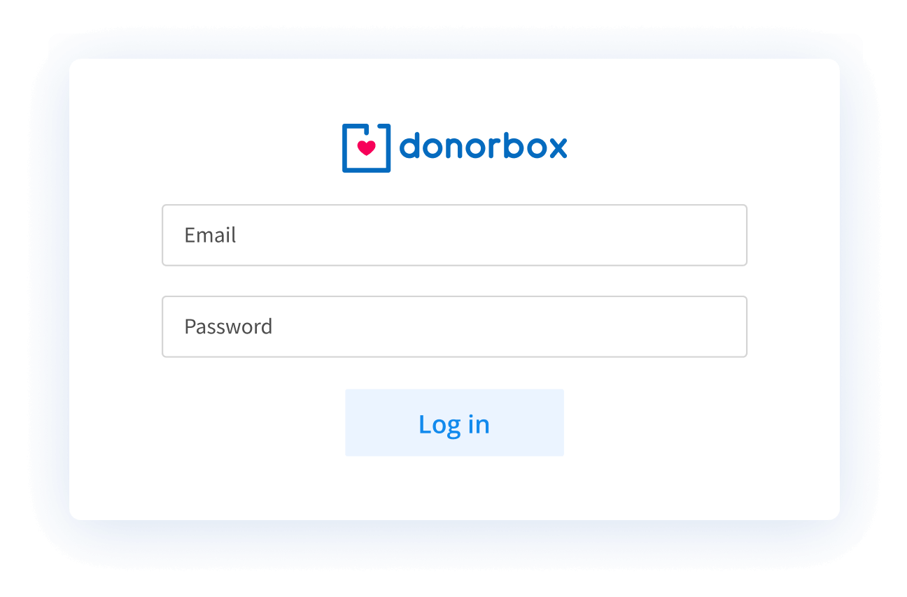 1. Sign in to Donorbox 1. Sign in to Donorbox