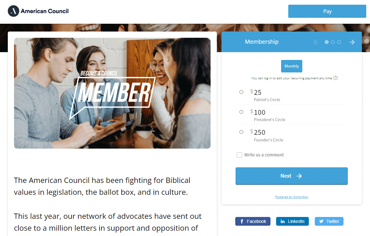 Donorbox Memberships - recurring donations vs memberships